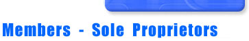 Members - Sole Proprietors